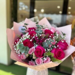 Rose intense et blush