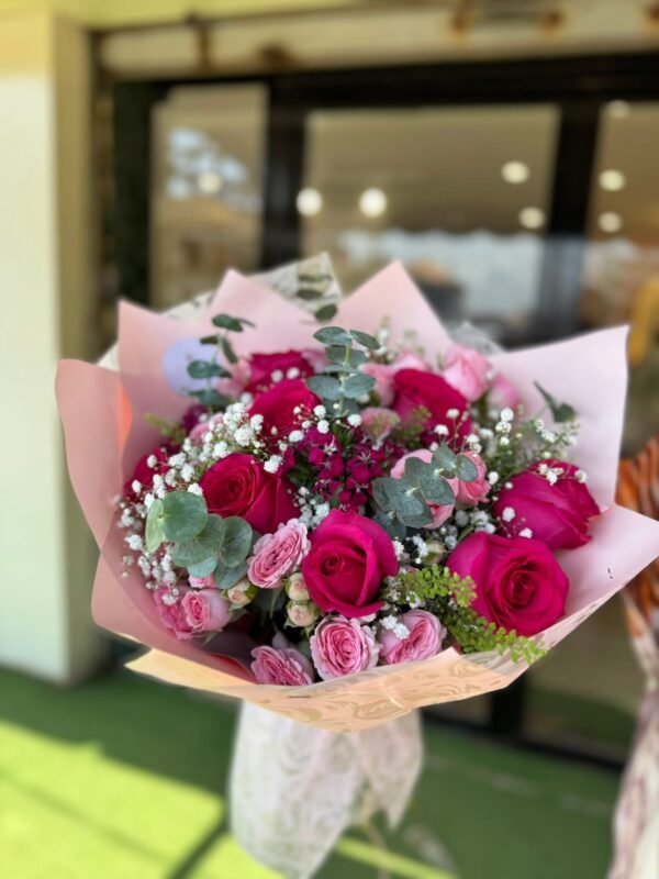 Rose intense et blush