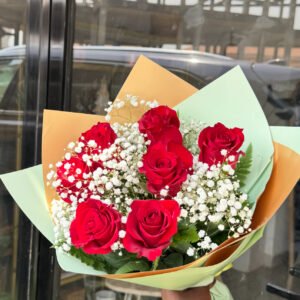 Bouquet rouge charme