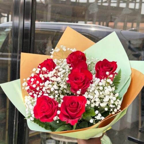Bouquet rouge charme