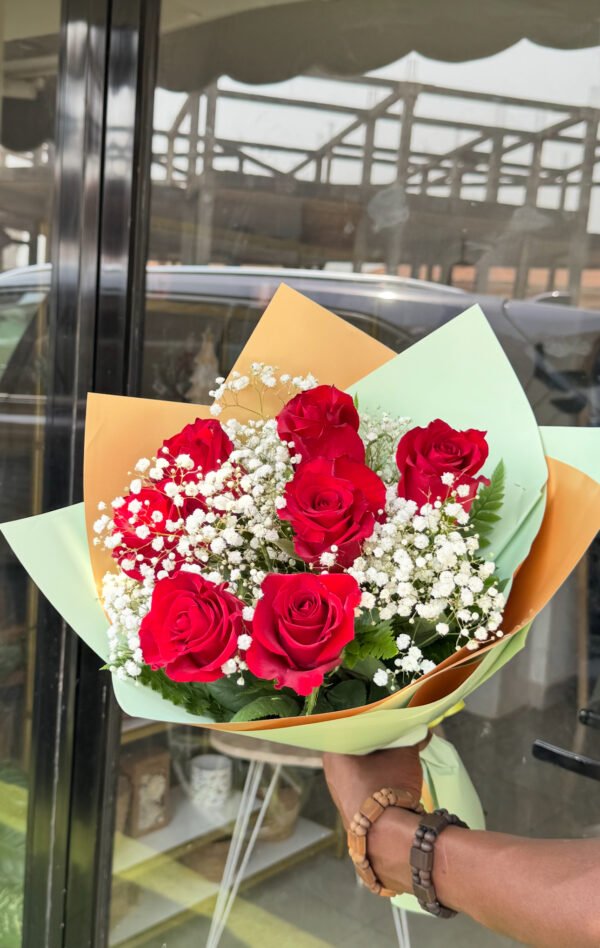 Bouquet rouge charme
