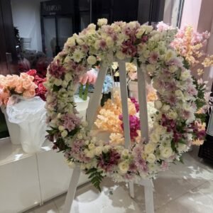 Couronne d’Hommage Rosée